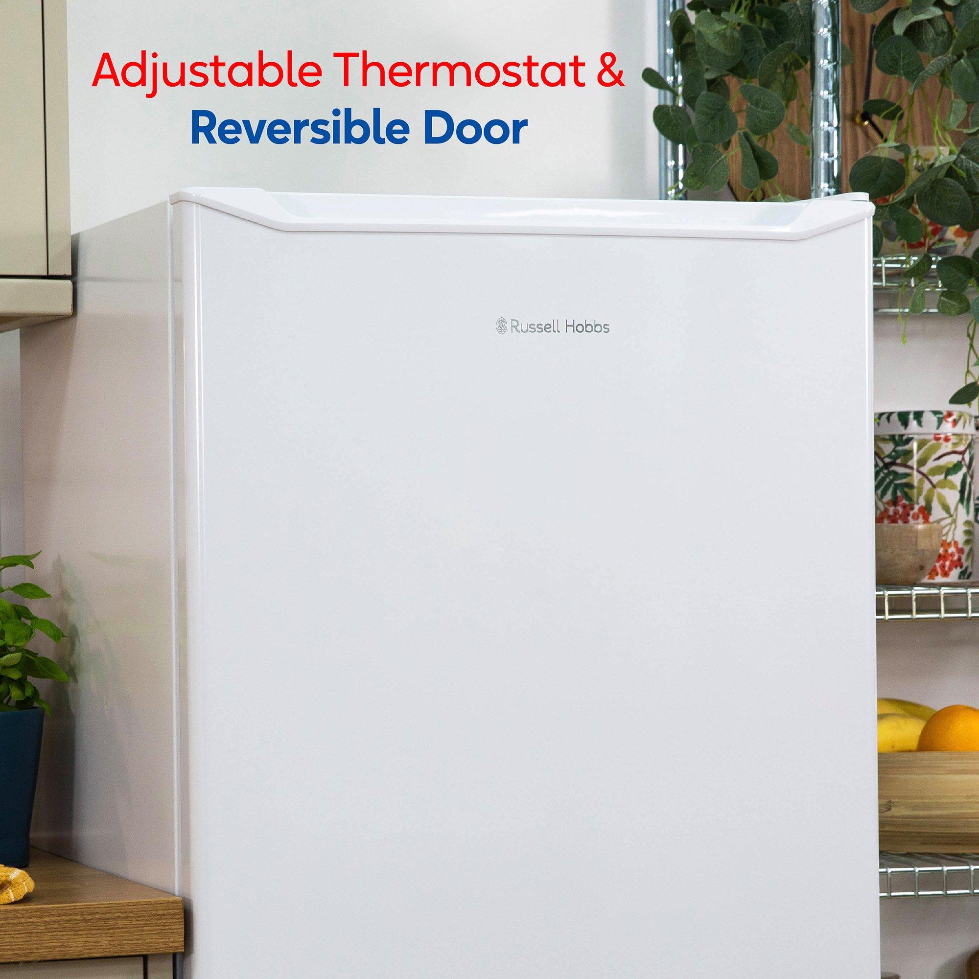 White - Russell Hobbs - RH143FZ552E1W Freestanding Freezer 55cmW White - 9