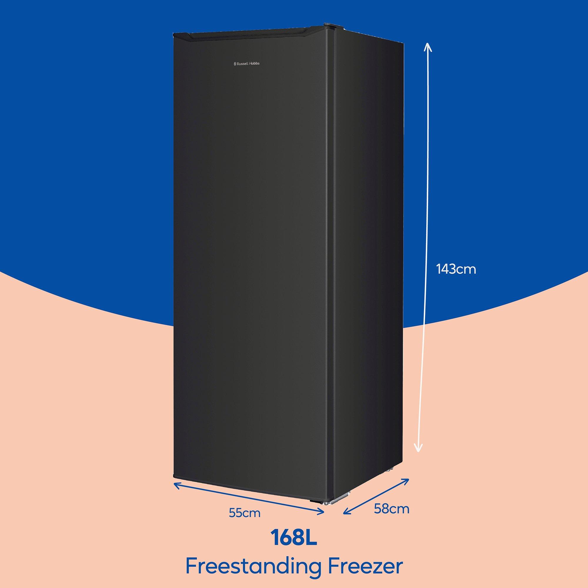 Black - Russell Hobbs - RH143FZ552E1W Freestanding Freezer 55cmW White - 4