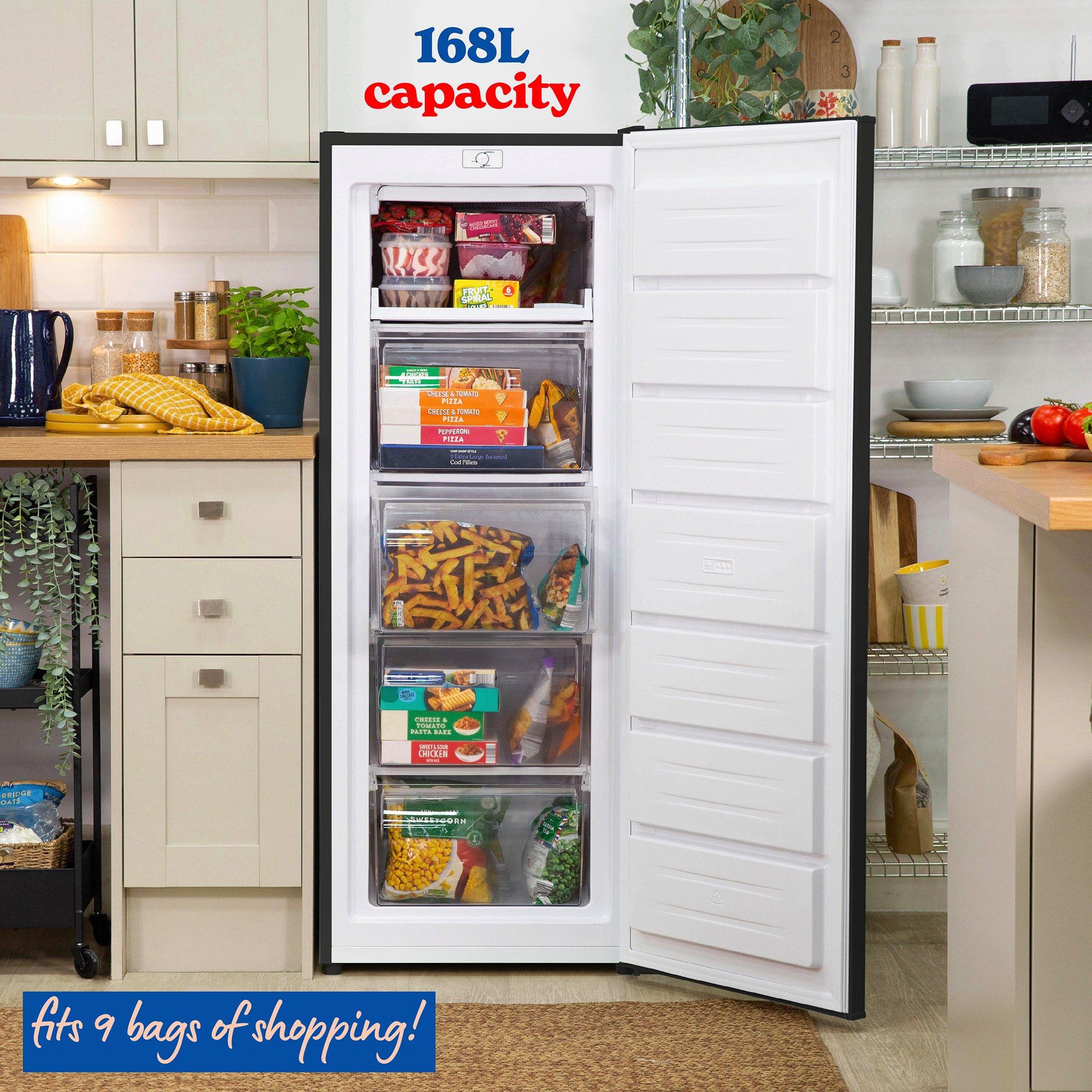 Black - Russell Hobbs - RH143FZ552E1W Freestanding Freezer 55cmW White - 6