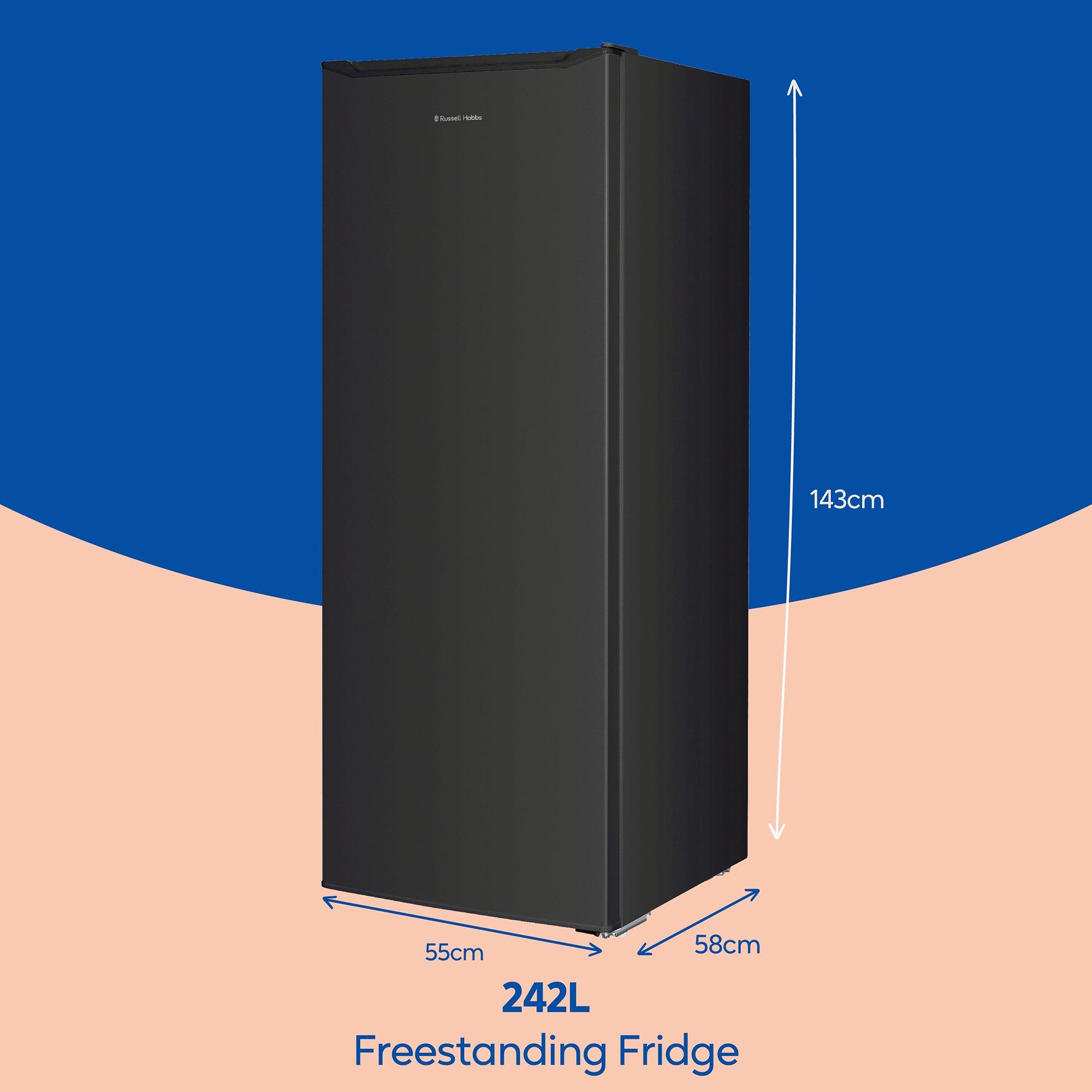 Black - Russell Hobbs - RH143LF552E1W White 55cmW Larder Fridge - 2
