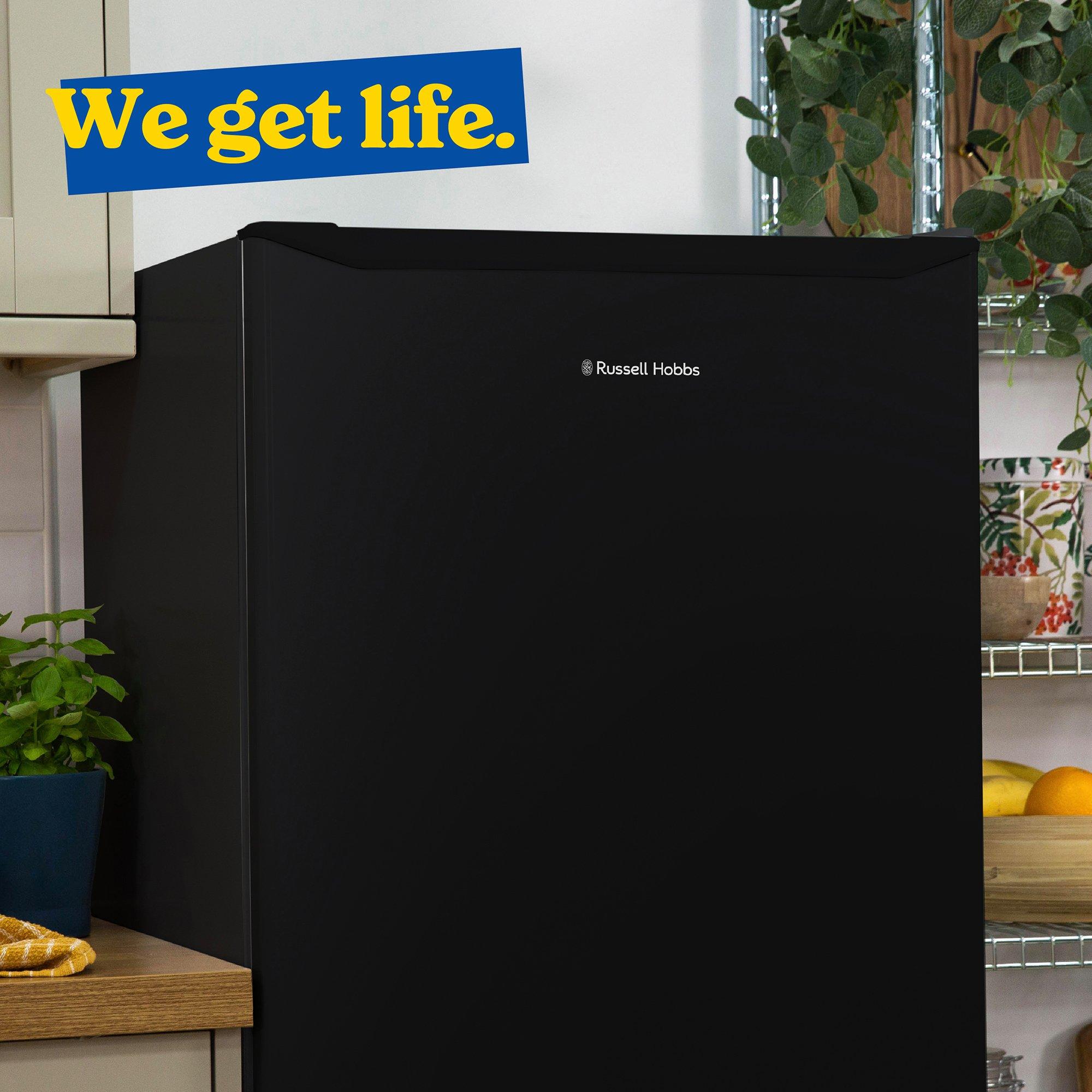 Black - Russell Hobbs - RH143LF552E1W White 55cmW Larder Fridge - 8