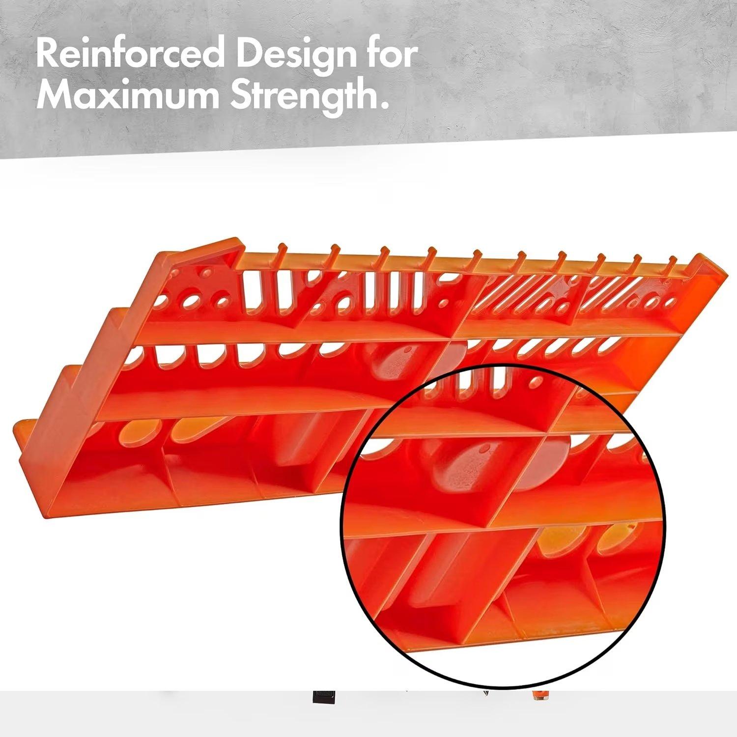 Black - VonHaus - VonHaus Peg Board + Tool Shelf - 5