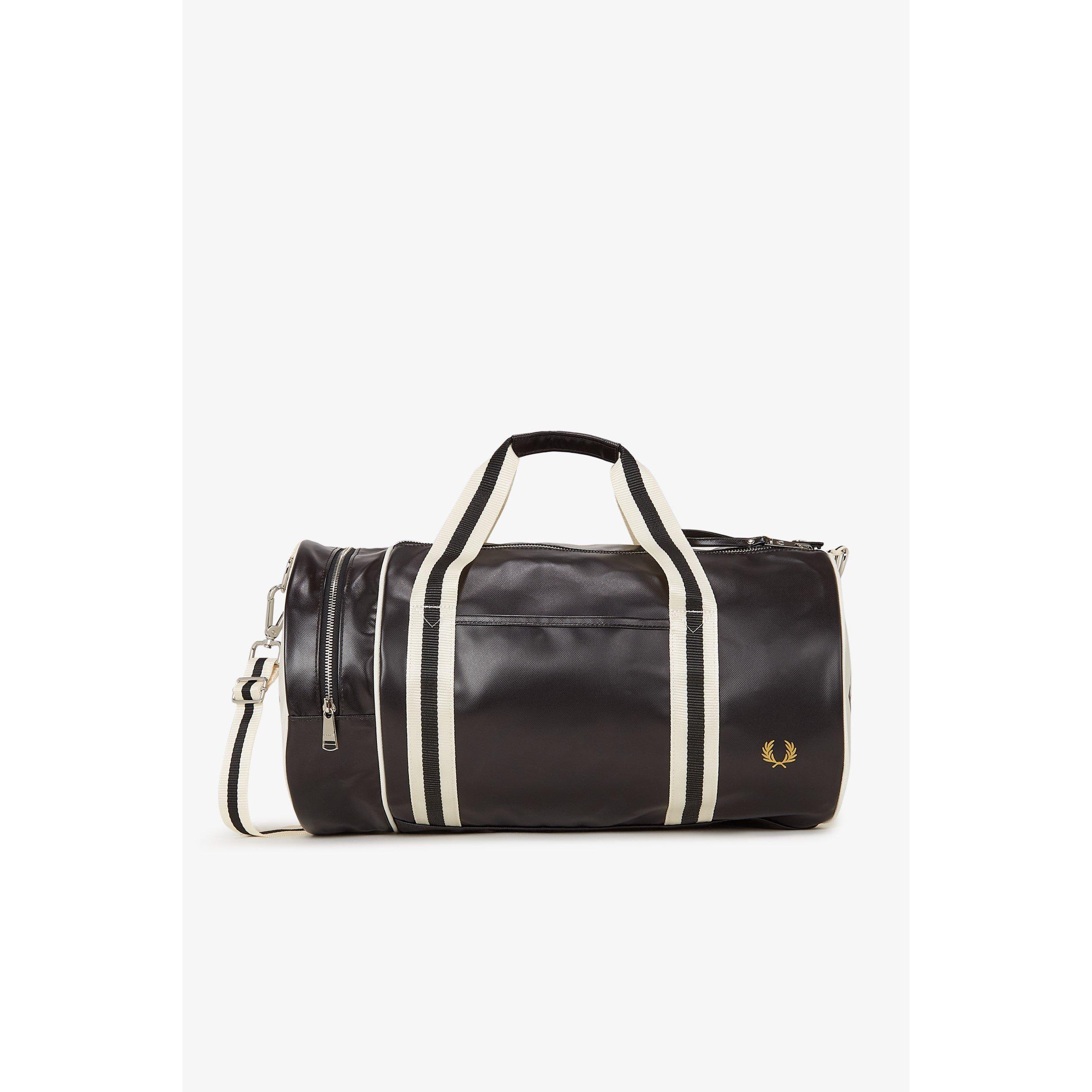 Black-EcruD57 - Fred Perry - Classic Barrel Bag - 1