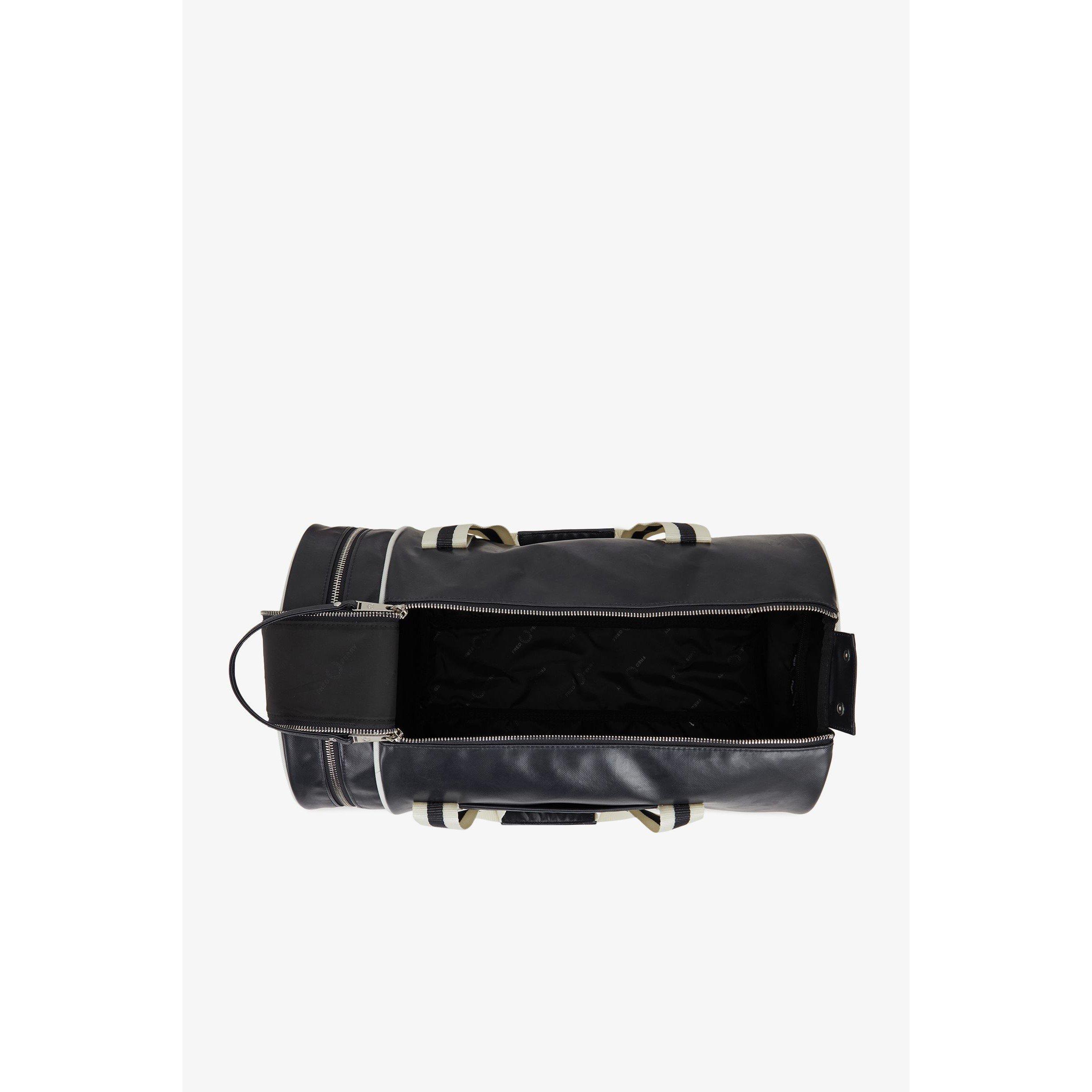 Navy/Ecru 635 - Fred Perry - Classic Barrel Bag - 2