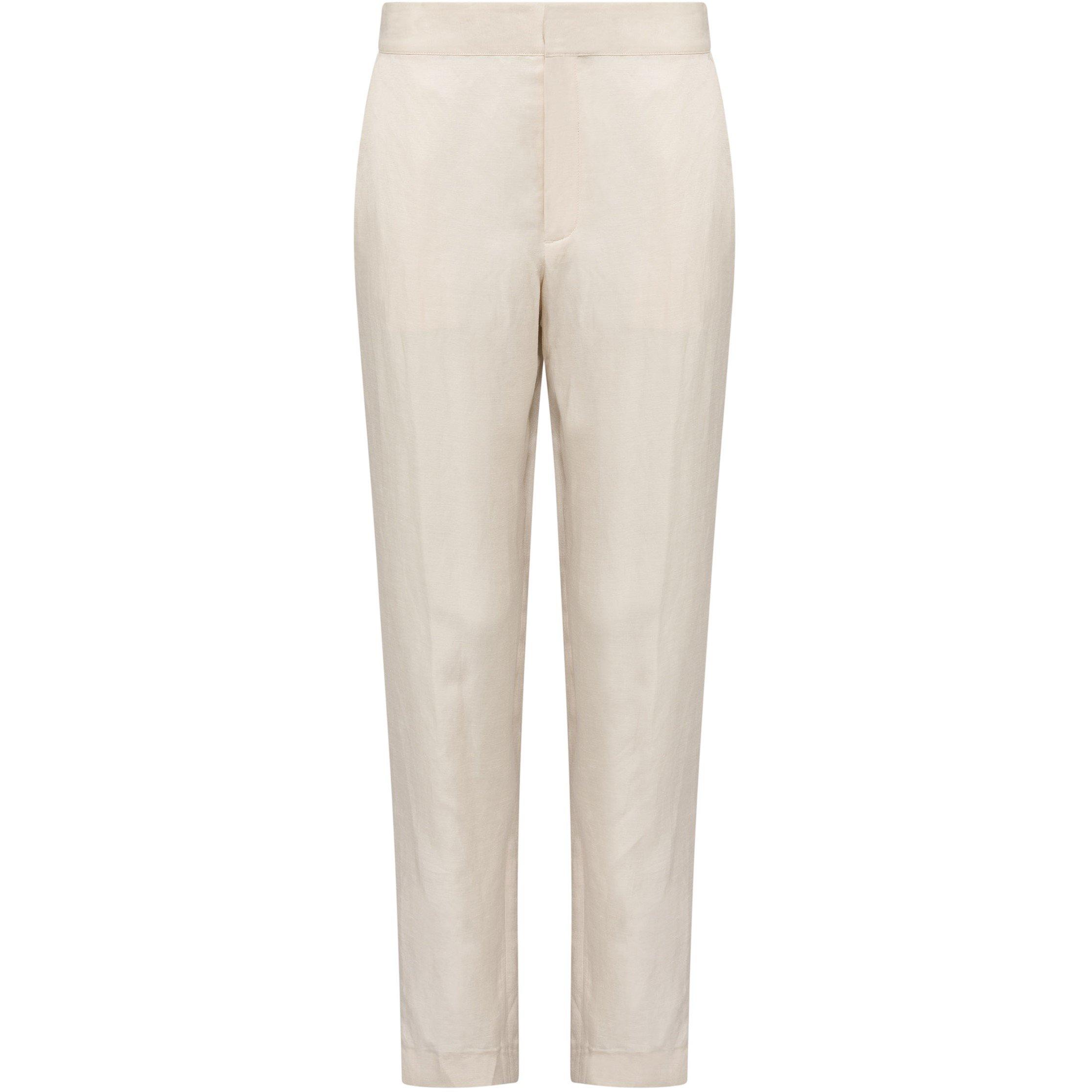 Anesha Linen Belted V Neck Jumpsuit