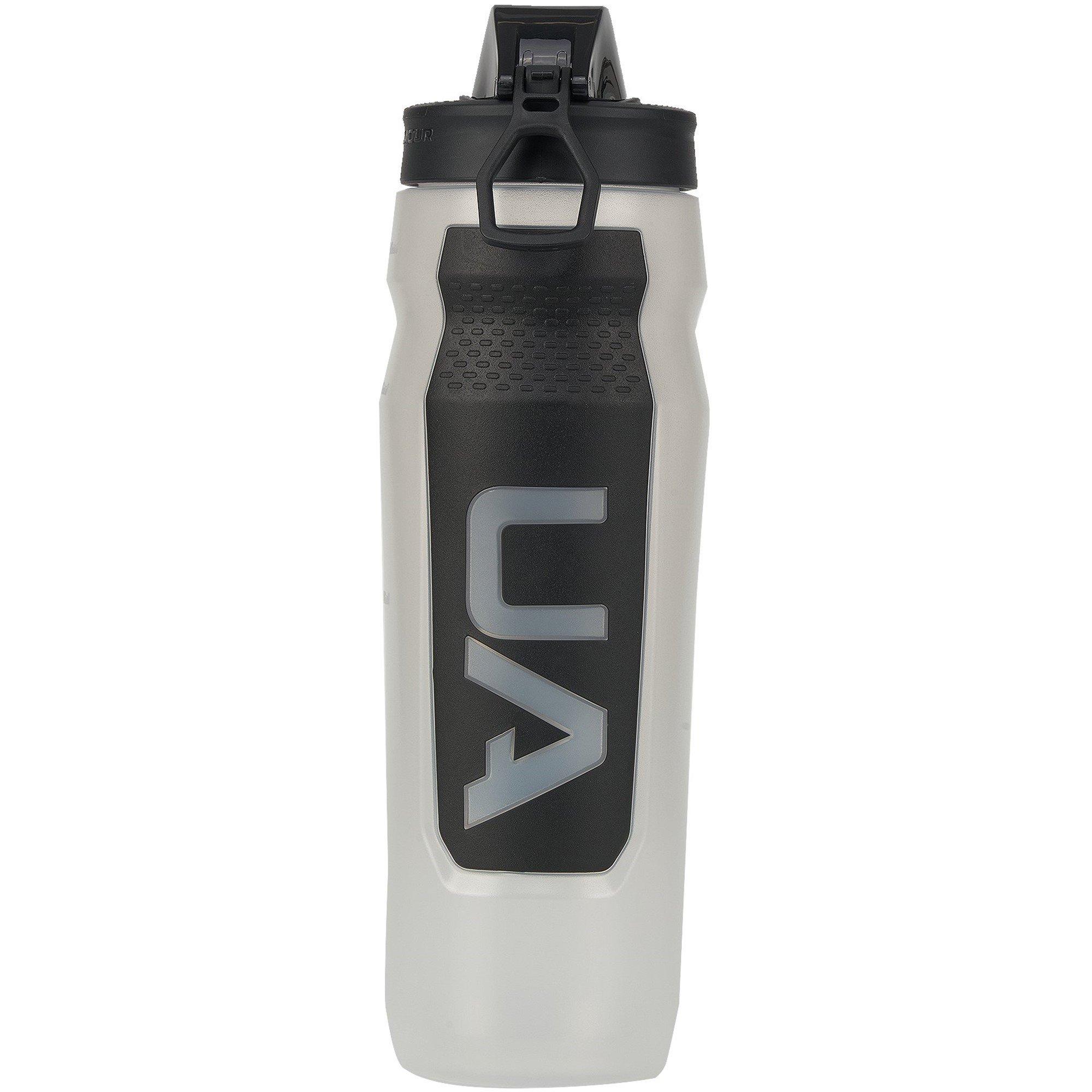 Clear Black/Blk - Under Armour - Under Playmaker Squee Water Bottle 32oz - 6