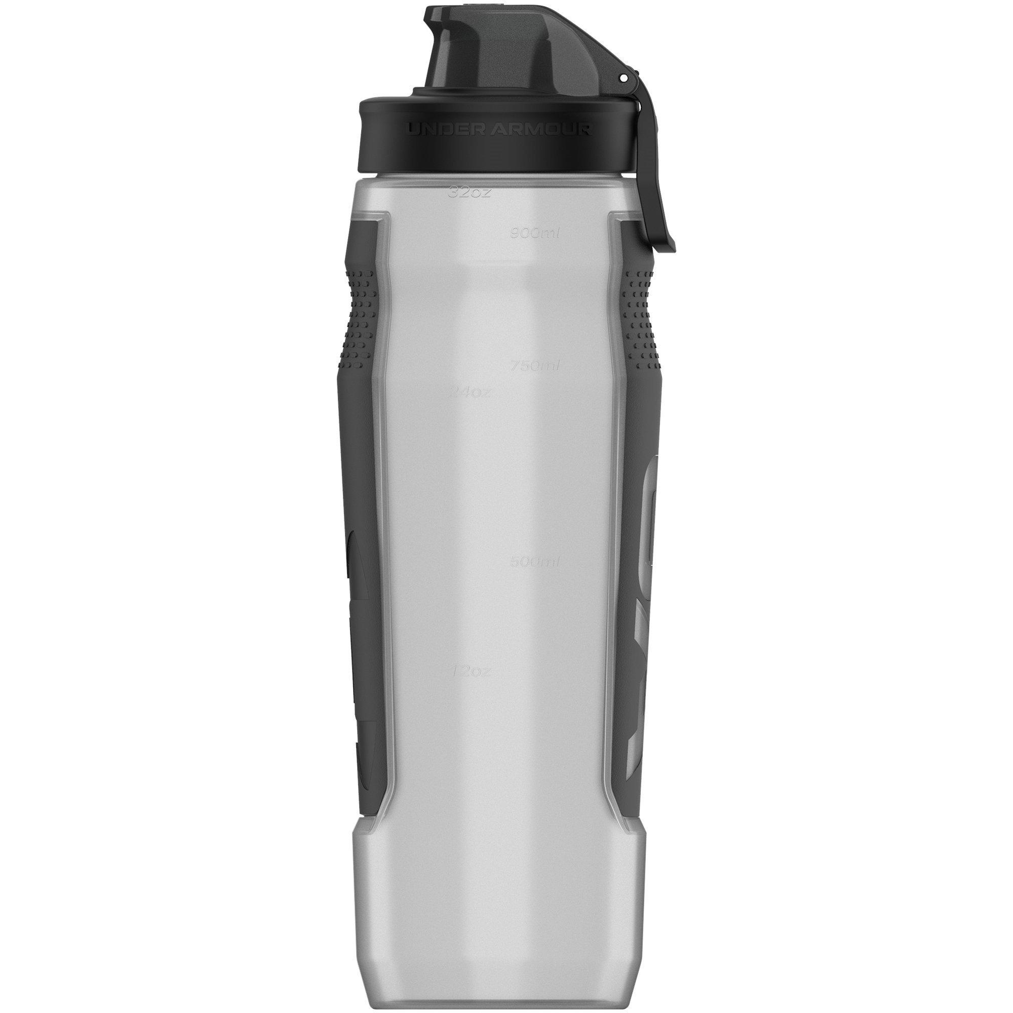 Clear Black/Blk - Under Armour - Under Playmaker Squee Water Bottle 32oz - 7
