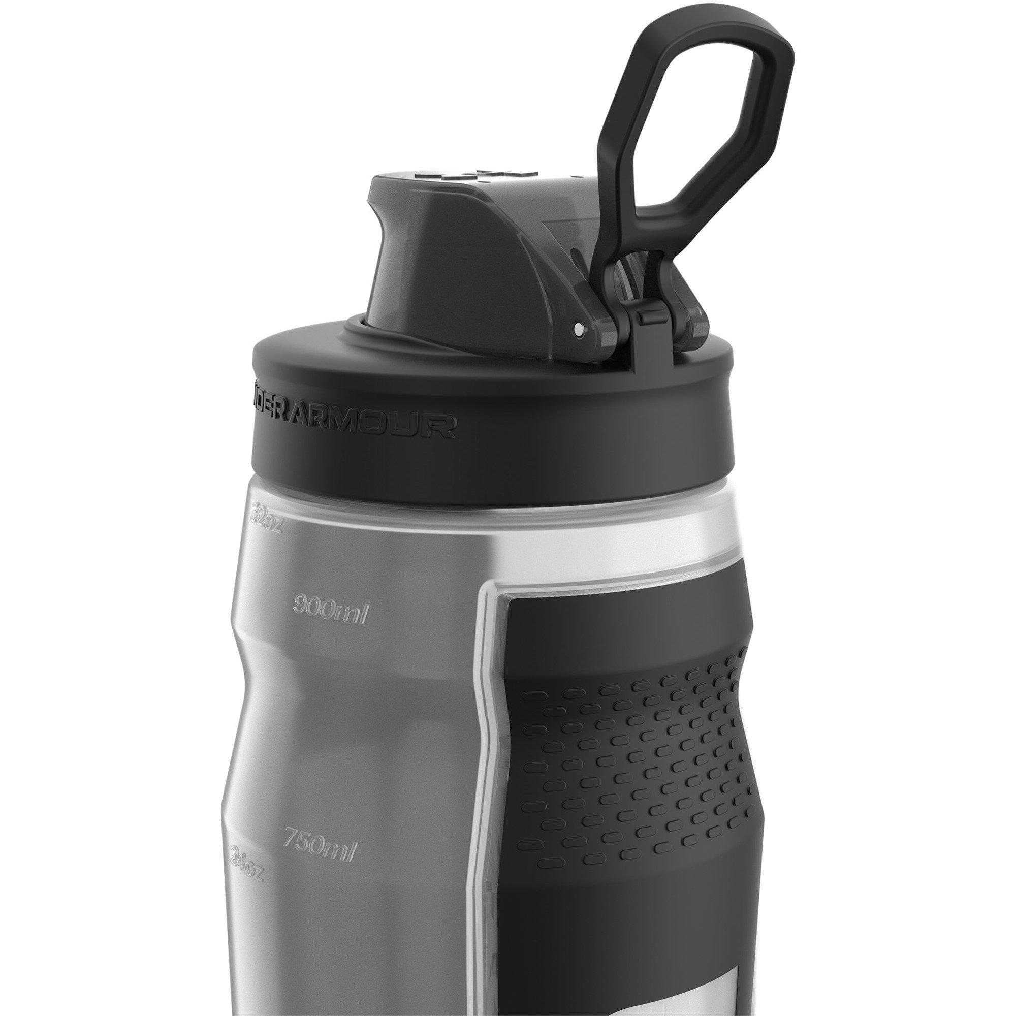 Clear Black/Blk - Under Armour - Under Playmaker Squee Water Bottle 32oz - 10