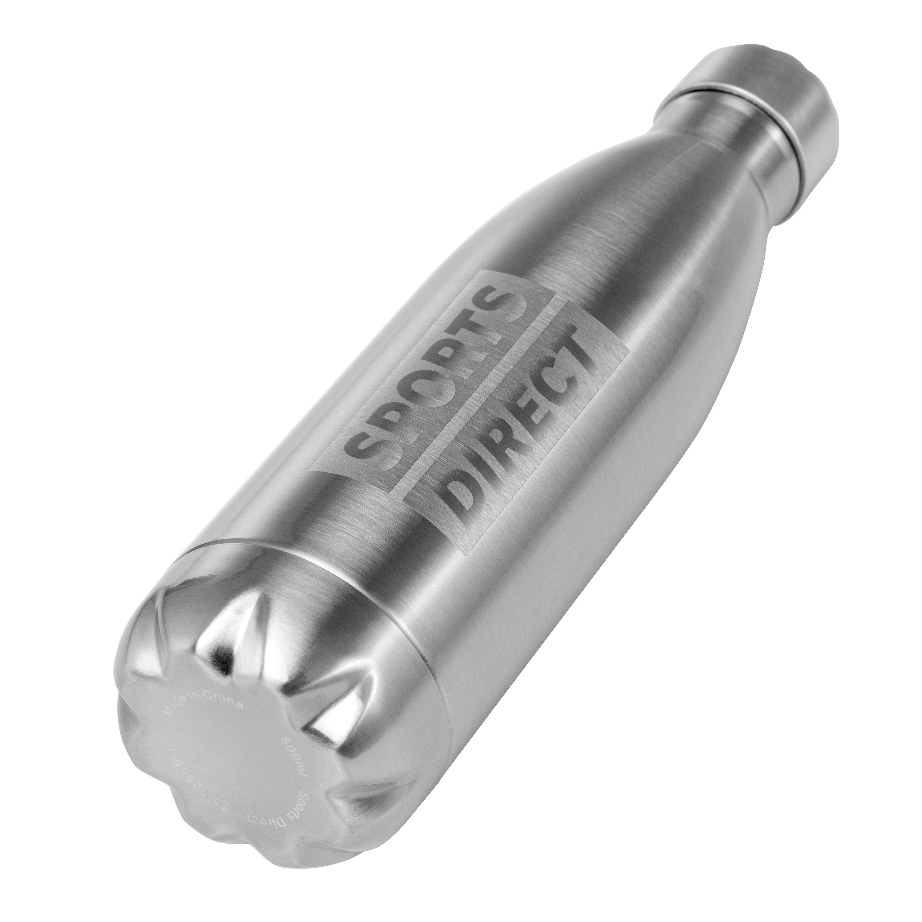 Grey - Sports Direct - Stainless Steel Insulated Water Bottle - 6