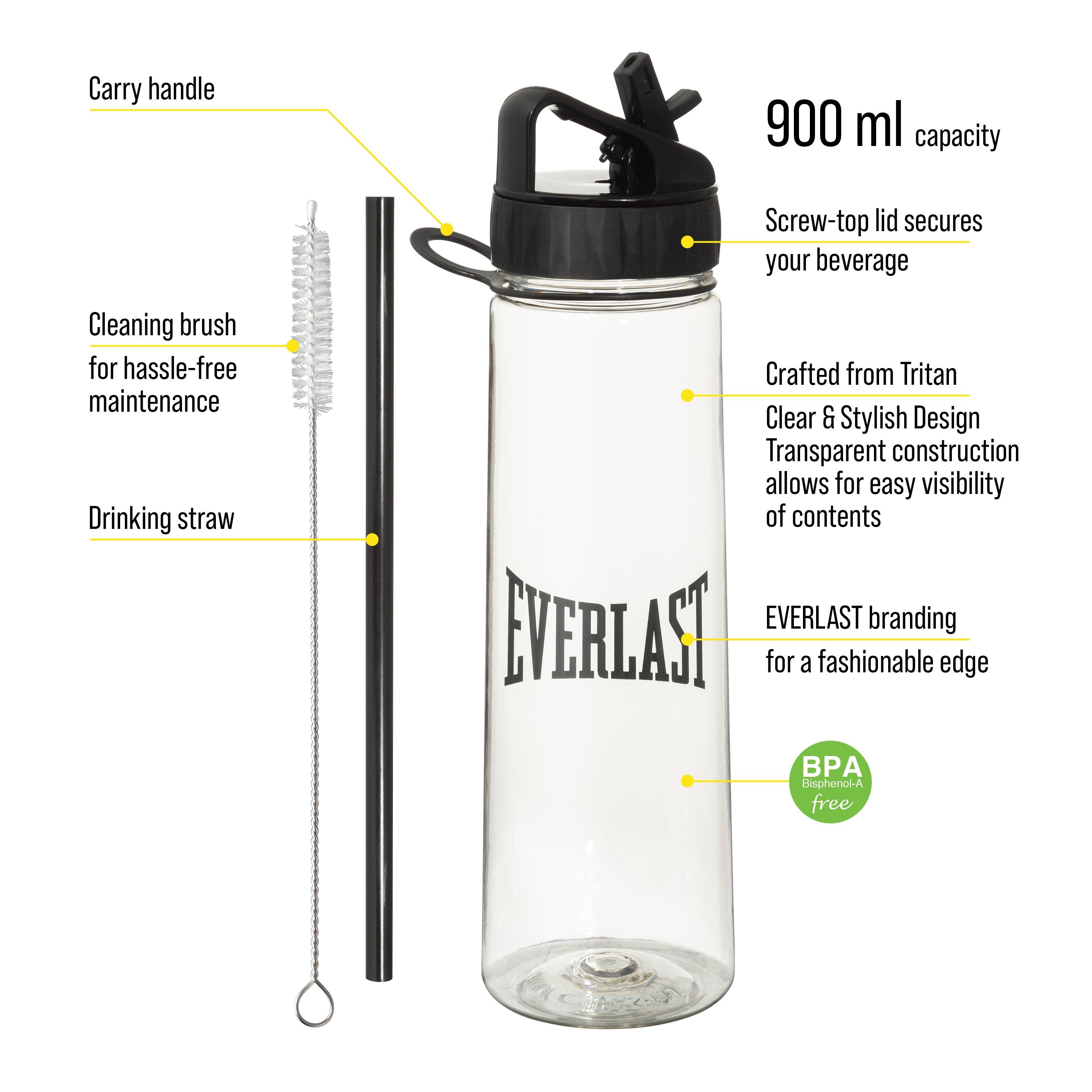 Klar/Schwarz - Everlast - Tritan Bottle - 2