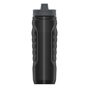 Blk/Pt Gray - Under Armour - Sideline Squeeze Water Bottle 32oz - 2