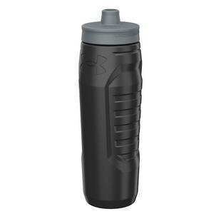 Blk/Pt Gray - Under Armour - Sideline Squeeze Water Bottle 32oz - 3