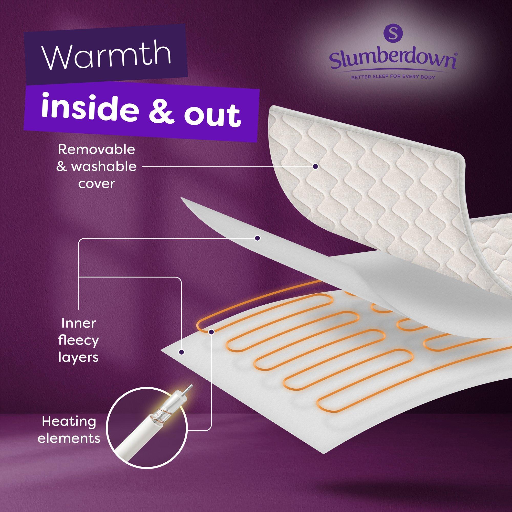 White - Slumberdown - Wonderfully Warm Electric Blanket - 9