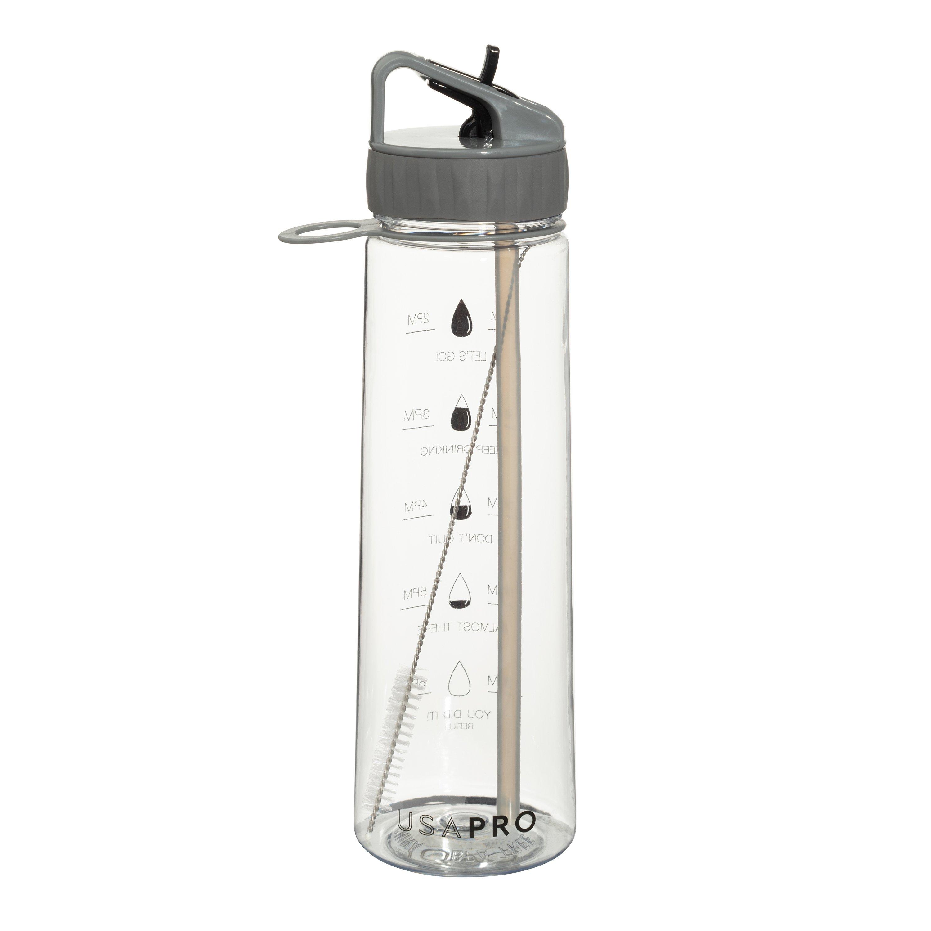 Usa Pro  Pro Premium Hydration Water Bottle - Clear 1