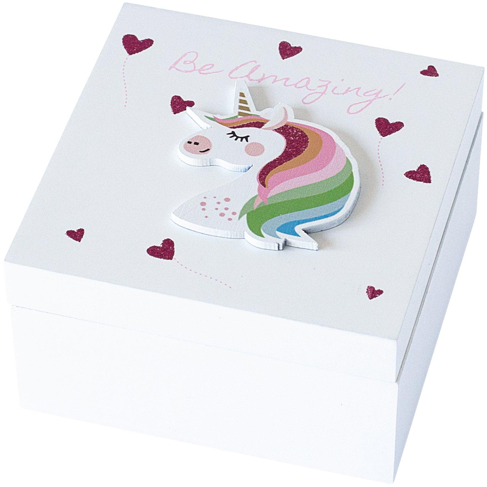 White - Arora Kids - 1963 - Unicorn Keepsake Box