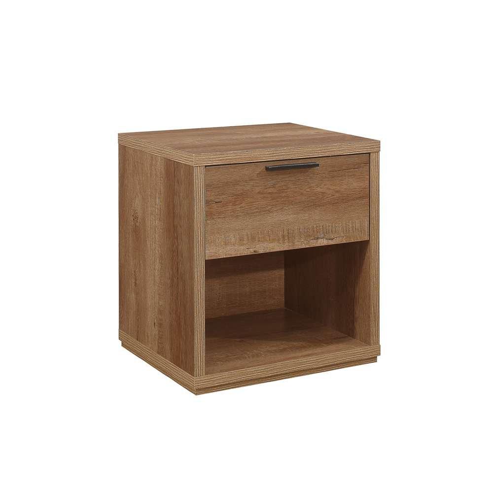 Rustic Oak - Birlea - Stockwell 1 Drawer Bedside - 3