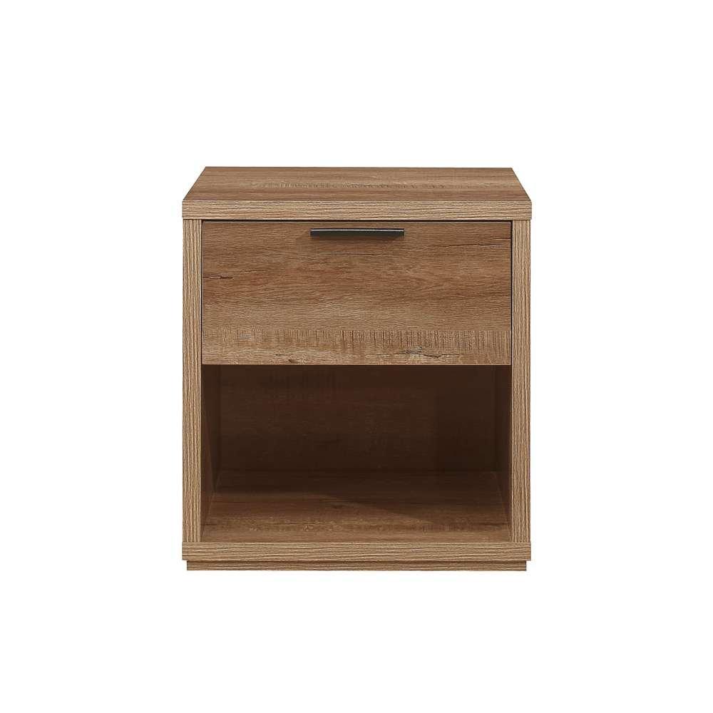 Rustic Oak - Birlea - Stockwell 1 Drawer Bedside - 4