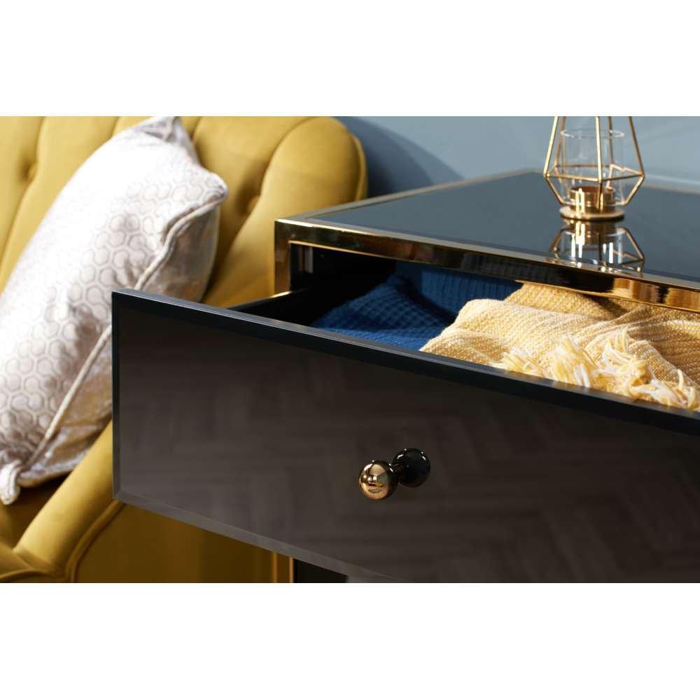 Black & Gold - Birlea - Fenwick 6 Drawer Chest - 4