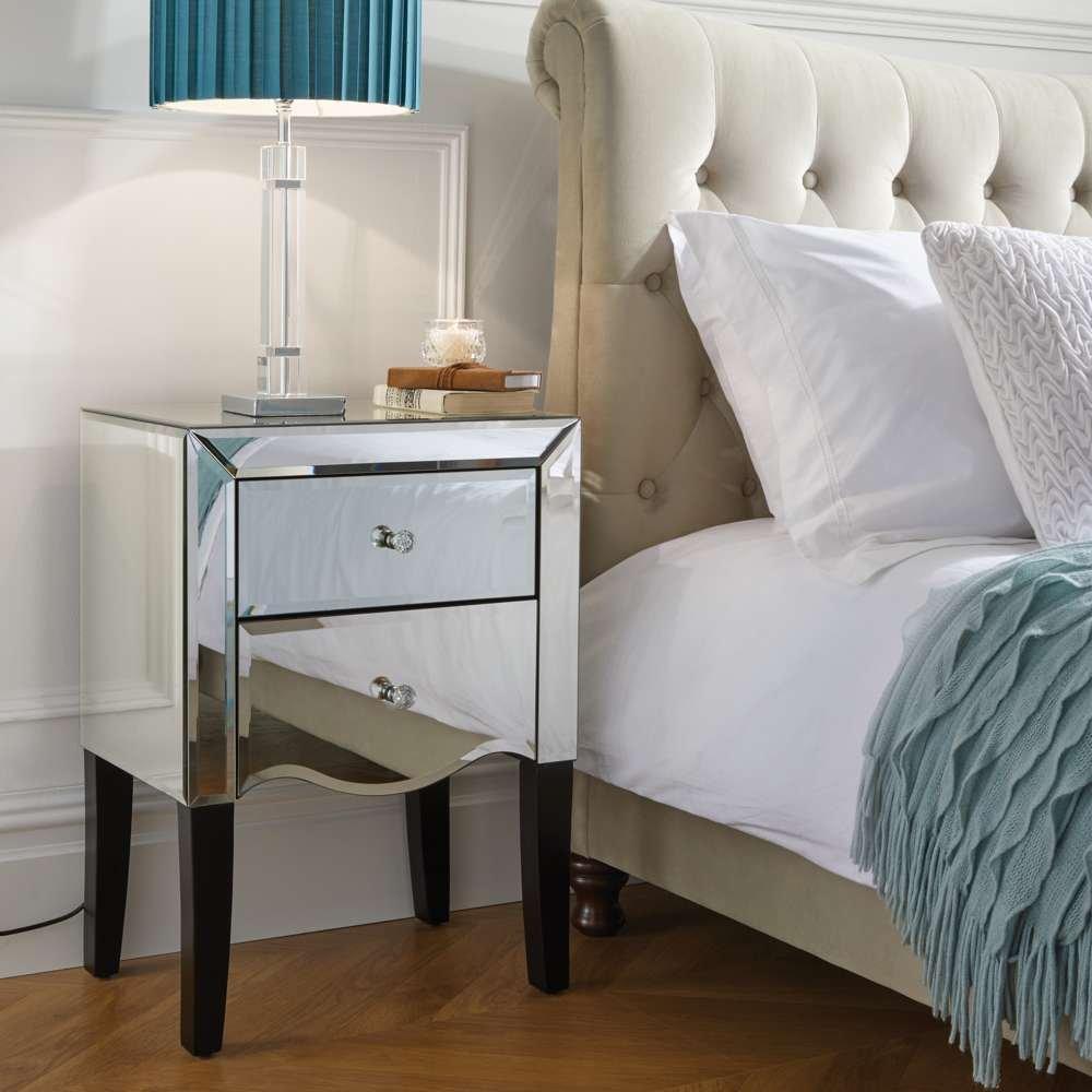 Mirrored - Birlea - Palermo 2 Drawer Bedside - 1