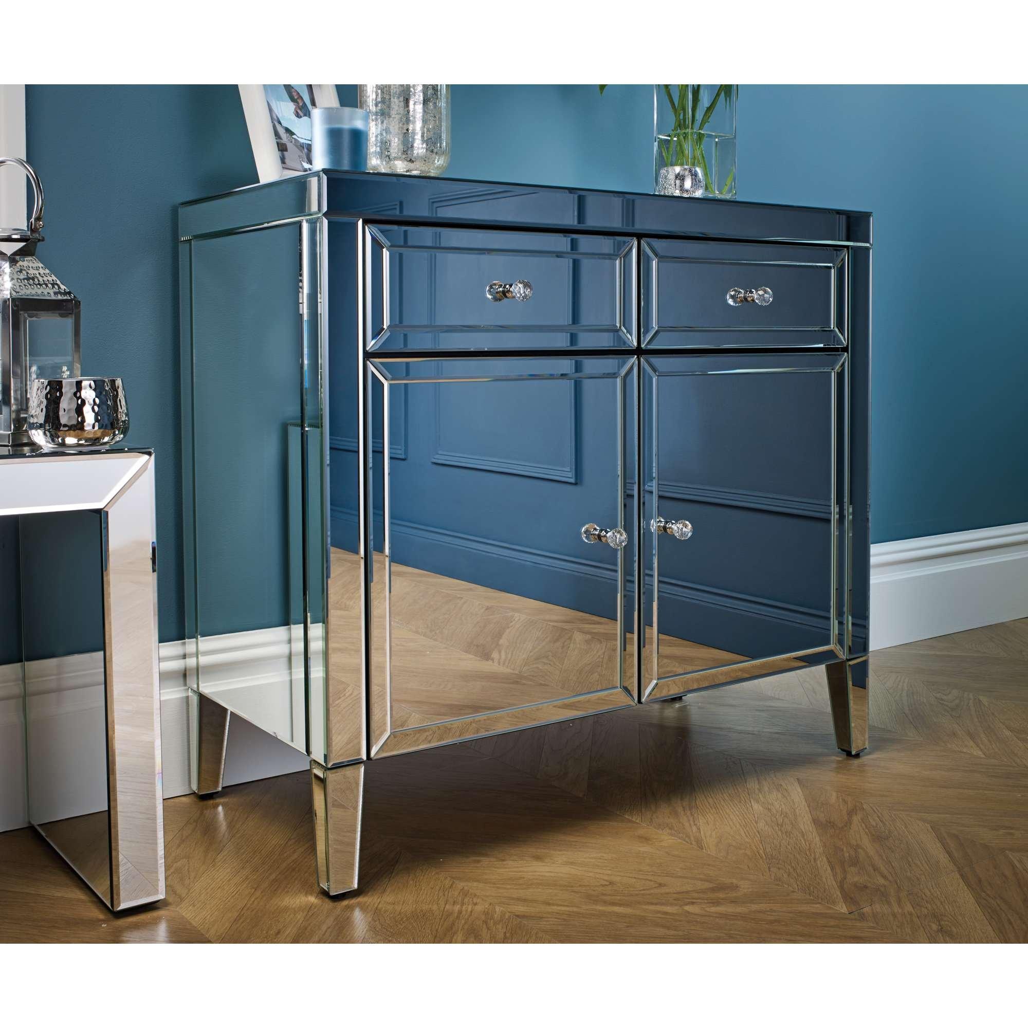 Mirrored - Birlea - Valencia 2 Drawer 2 Door Sideboard - 1