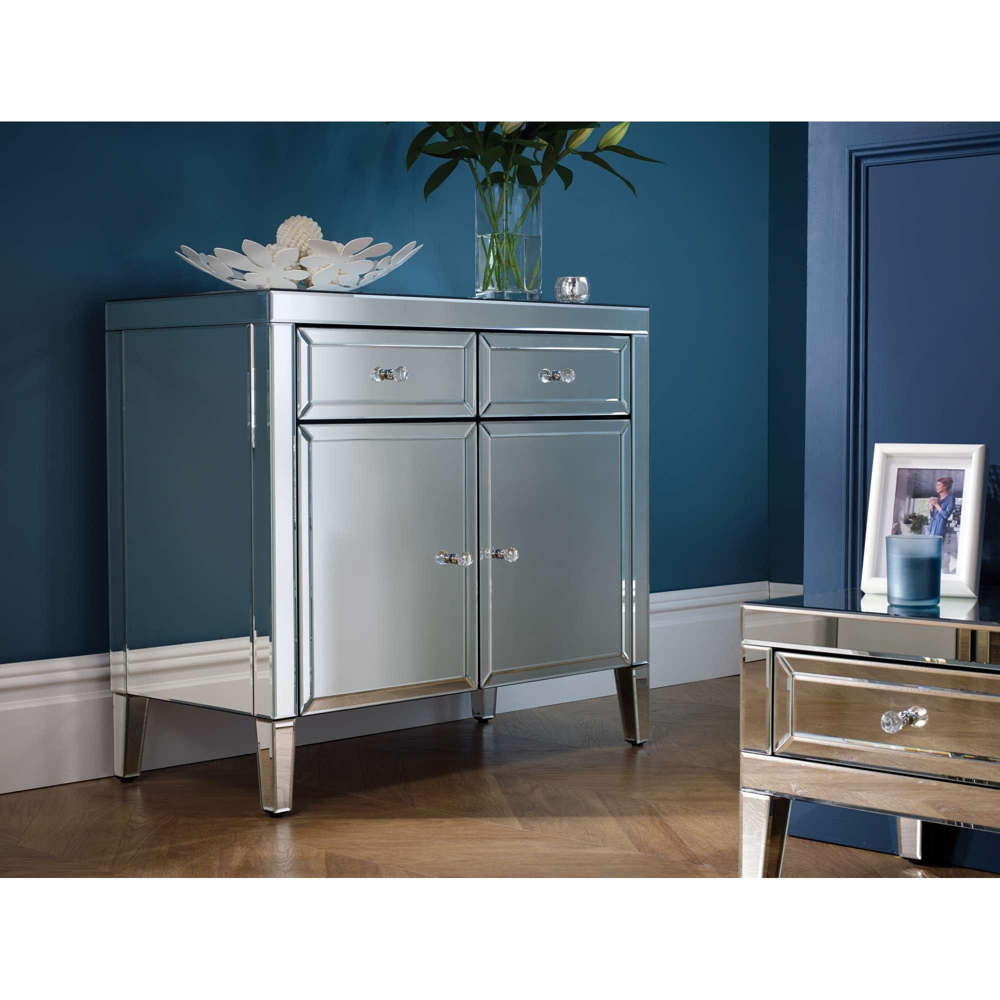 Mirrored - Birlea - Valencia 2 Drawer 2 Door Sideboard - 2