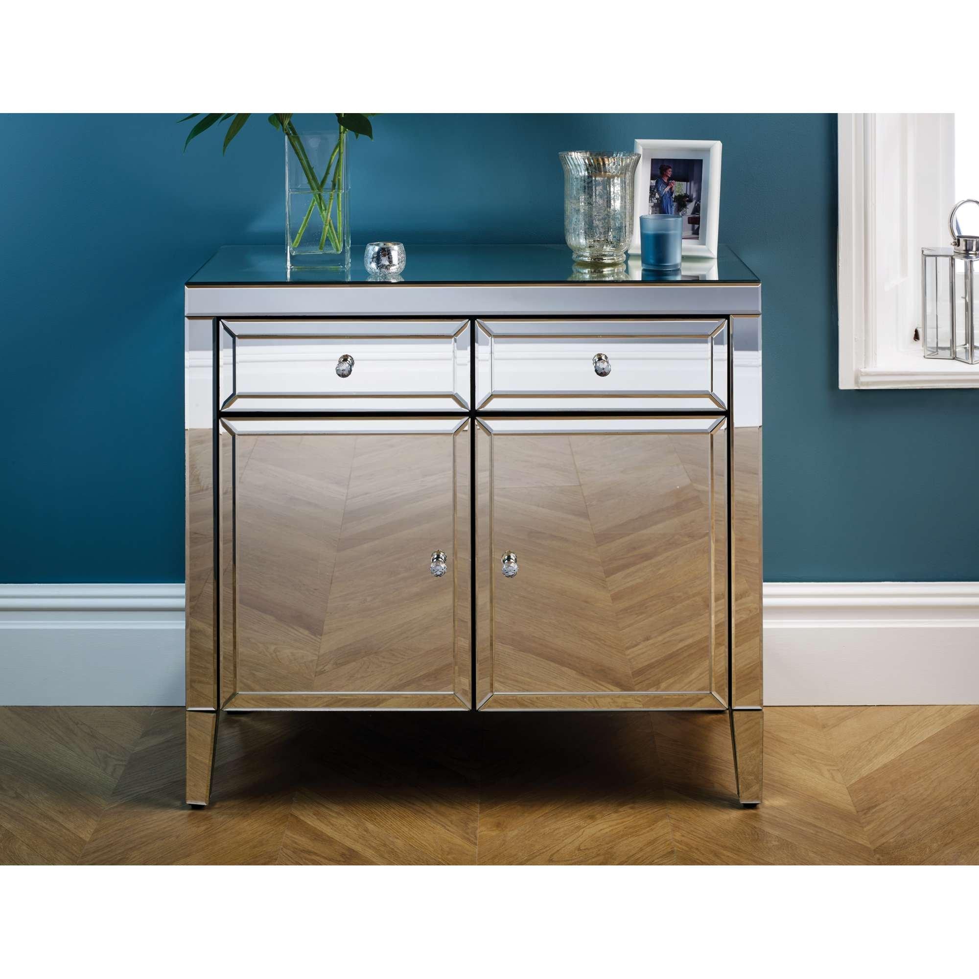 Mirrored - Birlea - Valencia 2 Drawer 2 Door Sideboard - 3
