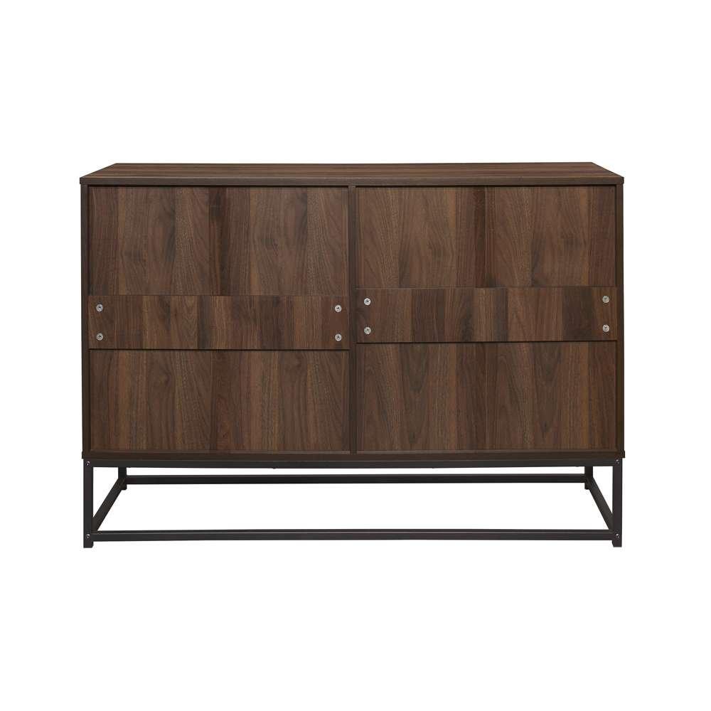Walnut - Birlea - Houston 6 Drawer Chest - 4