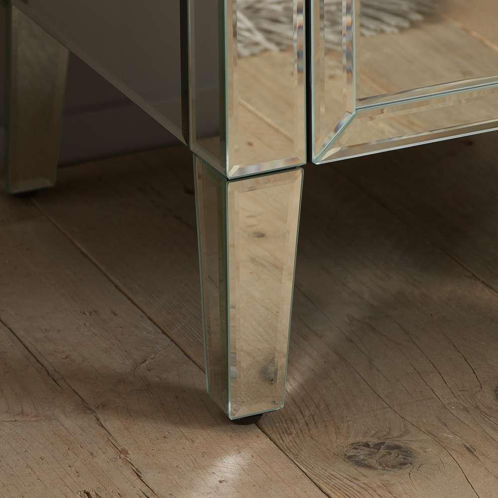 Mirrored - Birlea - Valencia 2 Drawer Bedside Table - 2
