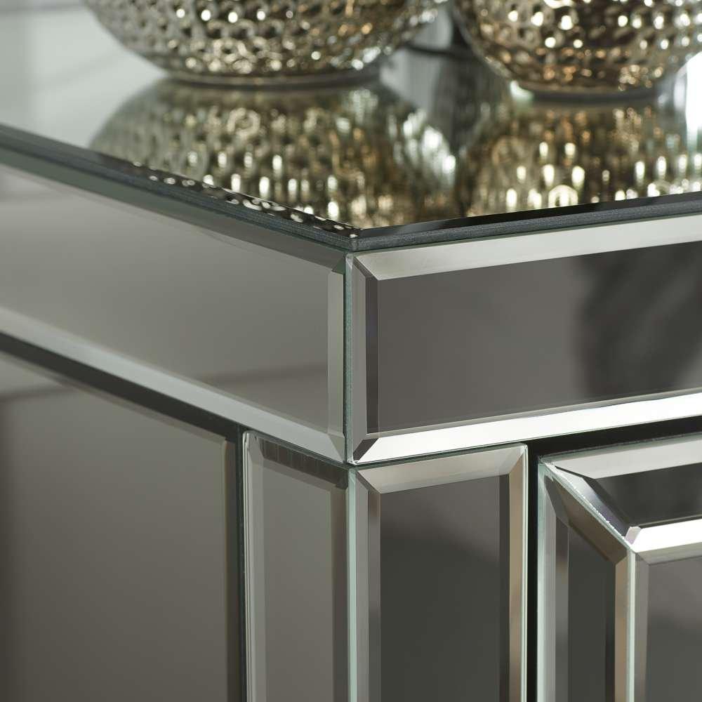 Mirrored - Birlea - Valencia 2 Drawer Bedside Table - 7
