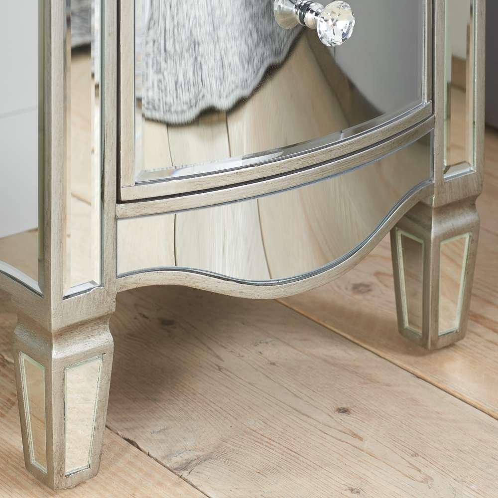 Mirrored - Birlea - Elysee 2 Drawer Bedside - 3