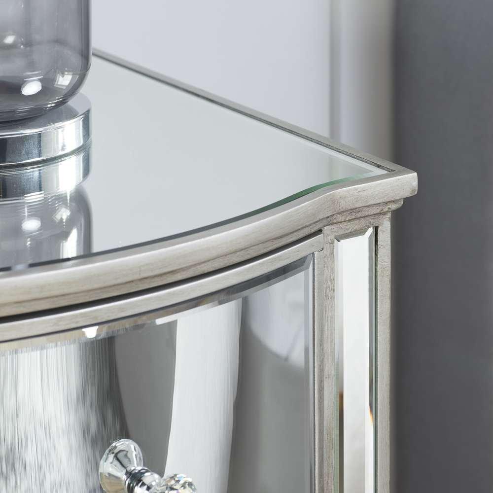 Mirrored - Birlea - Elysee 2 Drawer Bedside - 5