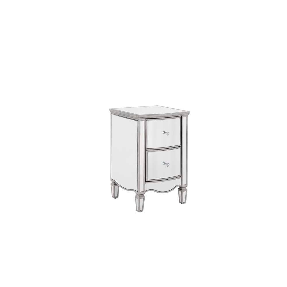 Mirrored - Birlea - Elysee 2 Drawer Bedside - 7