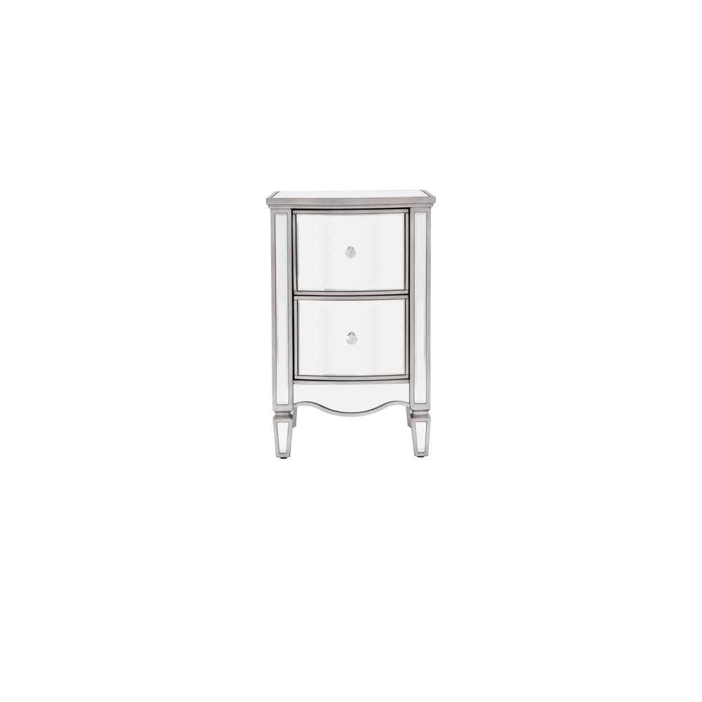 Mirrored - Birlea - Elysee 2 Drawer Bedside - 8