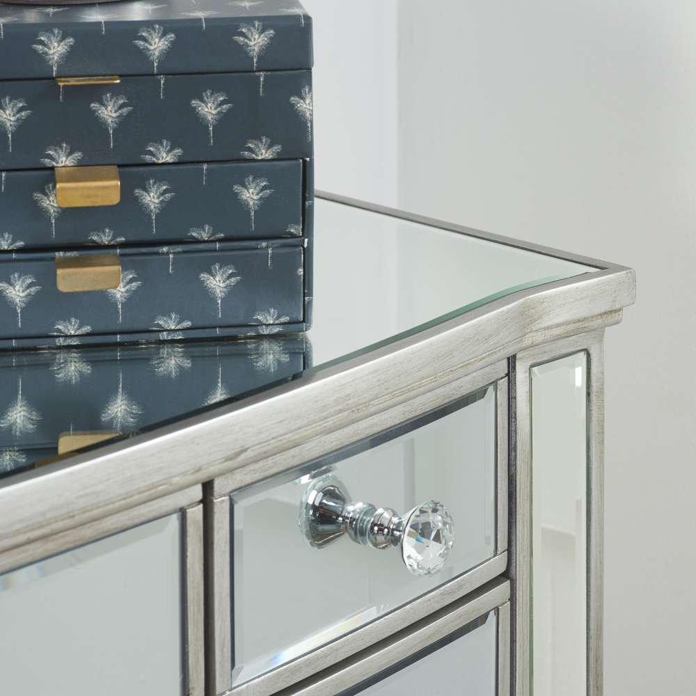 Mirrored - Birlea - Elysee 5 Drawer Dressing Table - 6