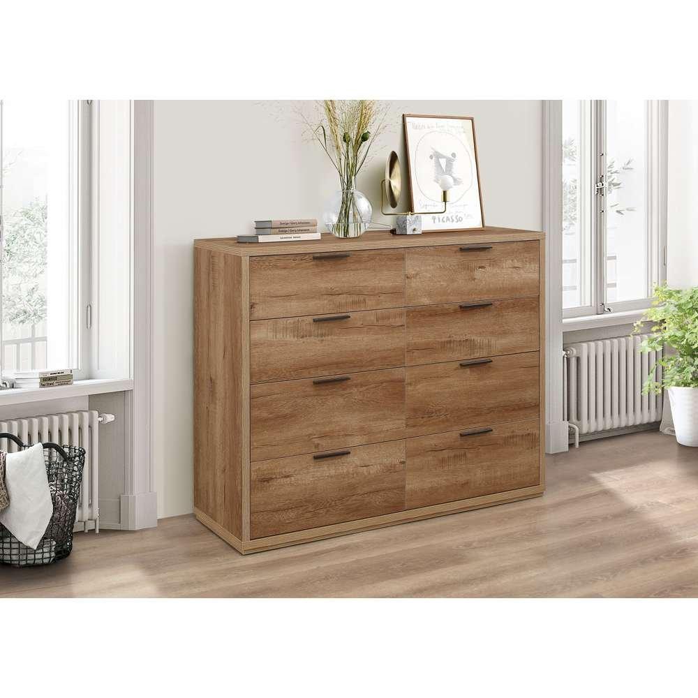 Birlea  Stockwell Merchant Chest - Rustic Oak