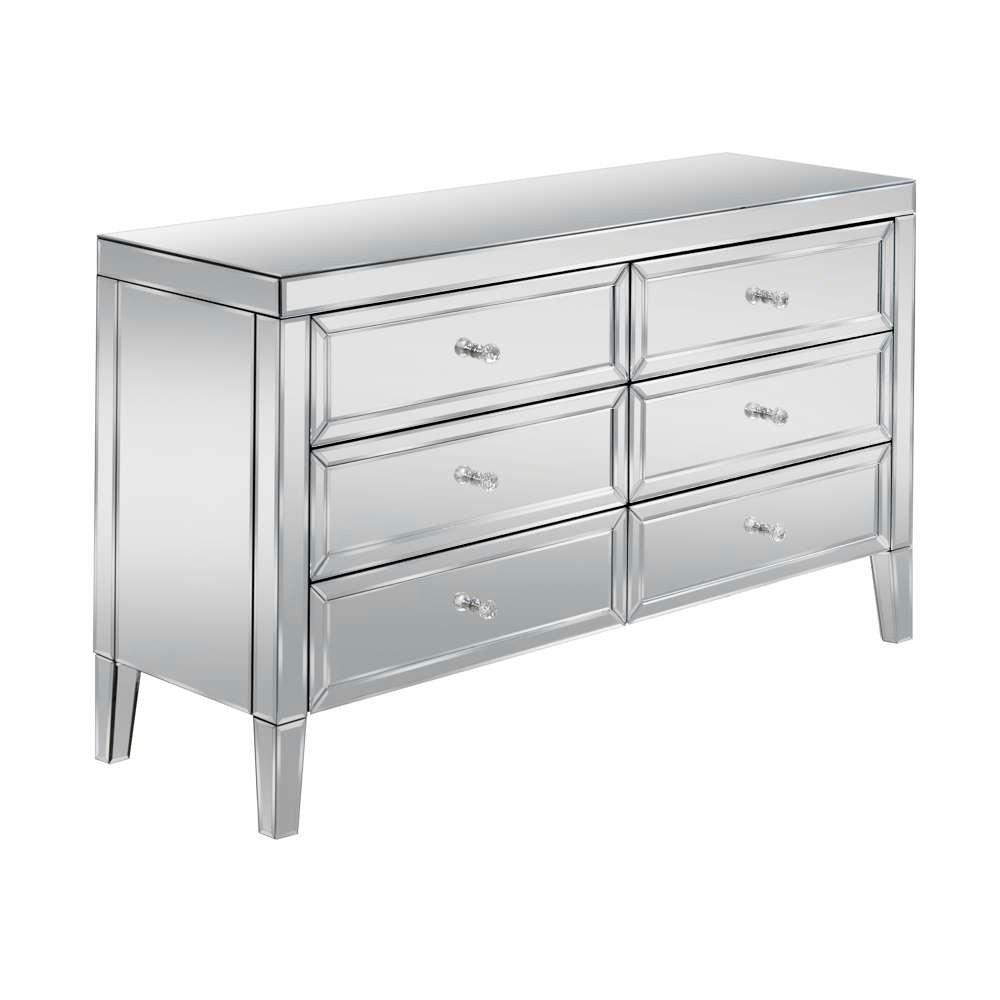 Mirrored - Birlea - Valencia 6 Drawer Chest - 8