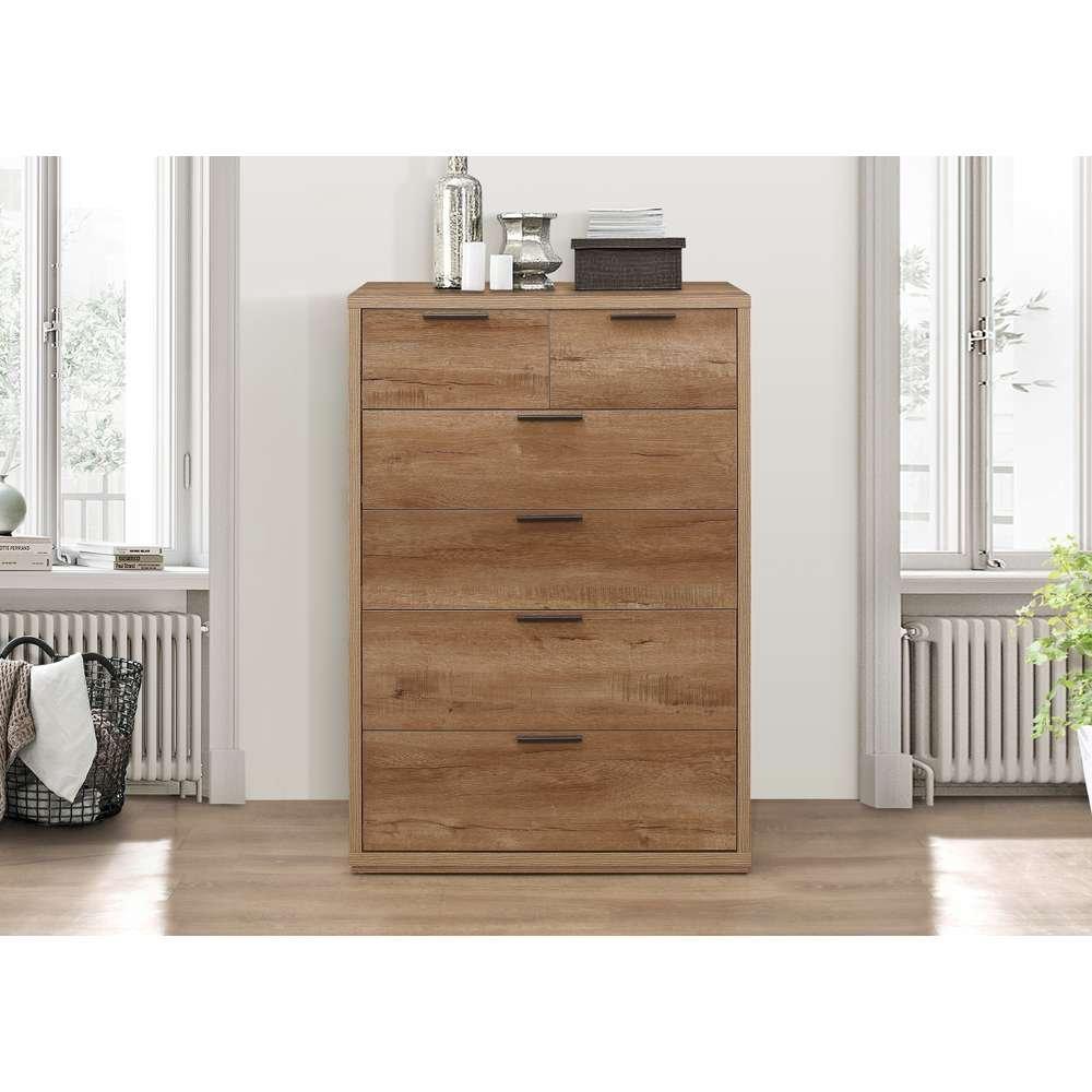 Rustic Oak - Birlea - Stockwell 4 + 2 Chest - 2