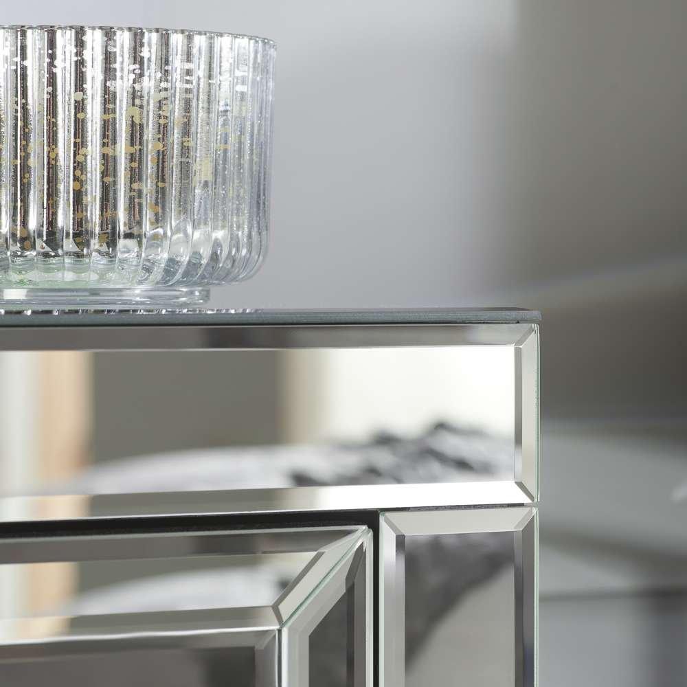 Mirrored - Birlea - Valencia 3 Drawer Bedside - 8