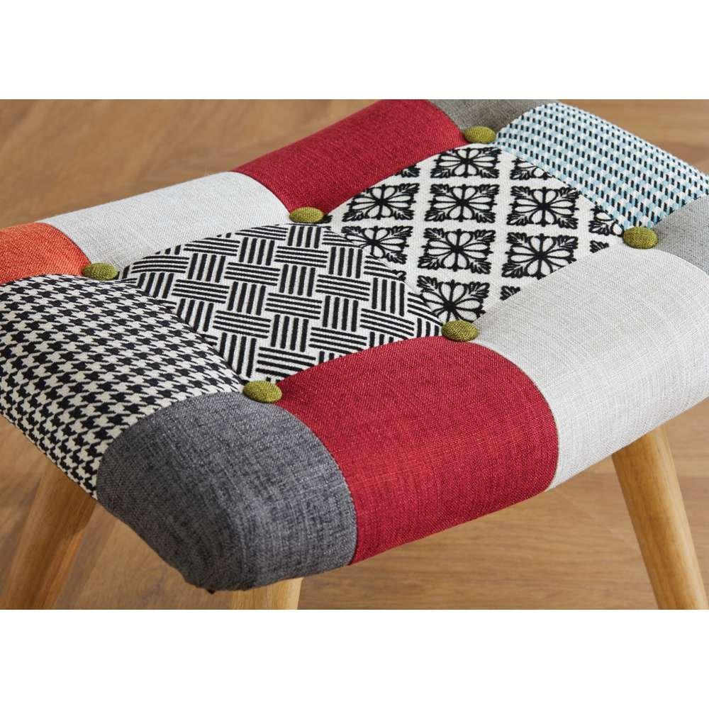 Multi-Coloured - Birlea - Sloane Footstool - 2