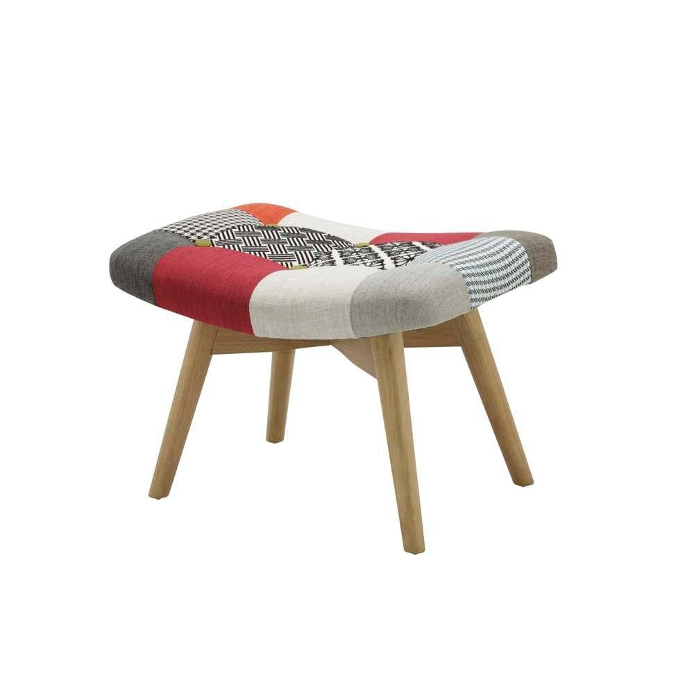 Multi-Coloured - Birlea - Sloane Footstool - 4