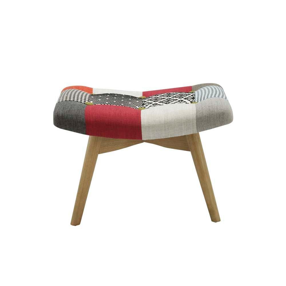 Multi-Coloured - Birlea - Sloane Footstool - 5