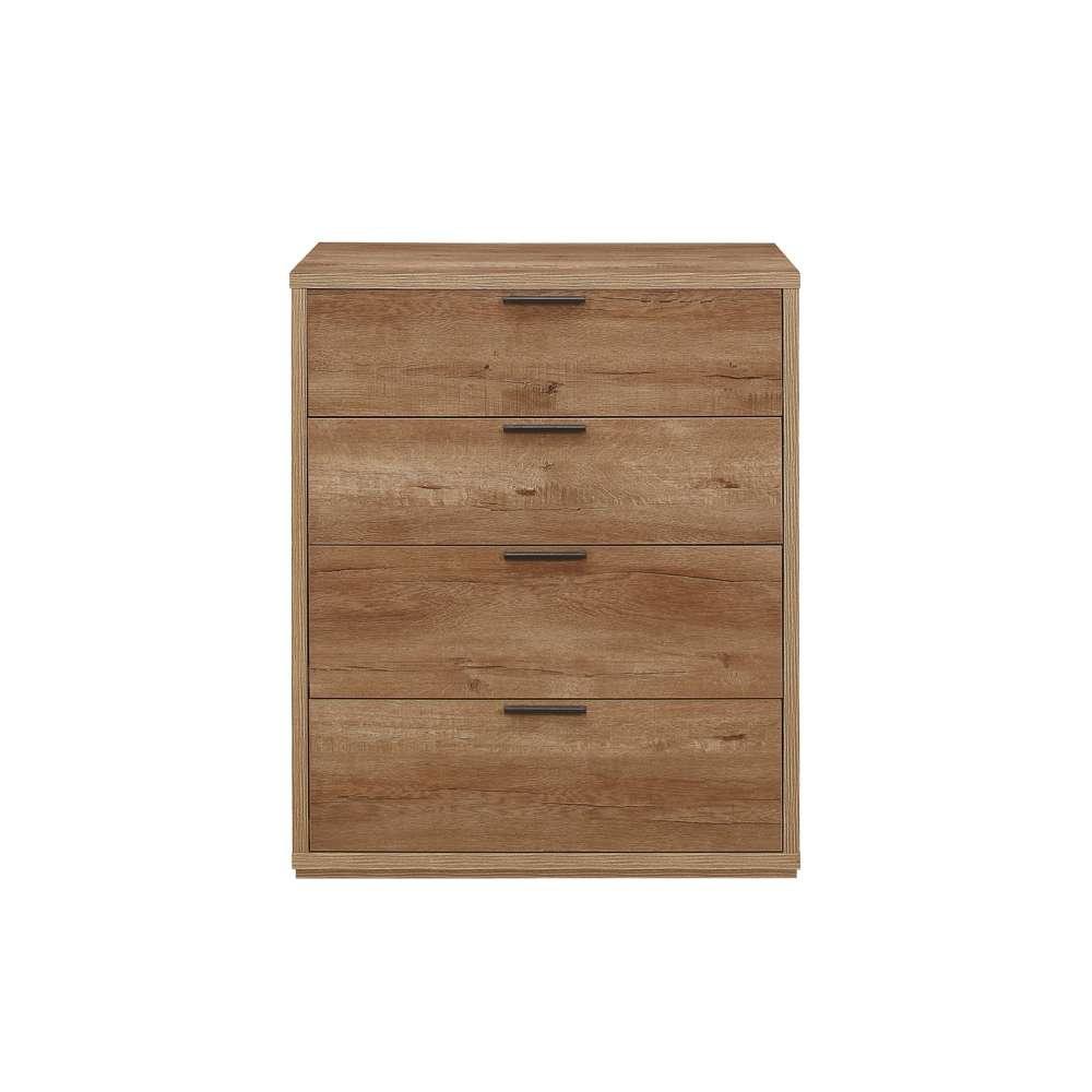 Rustic Oak - Birlea - Stockwell 4 Drawer Chest - 4