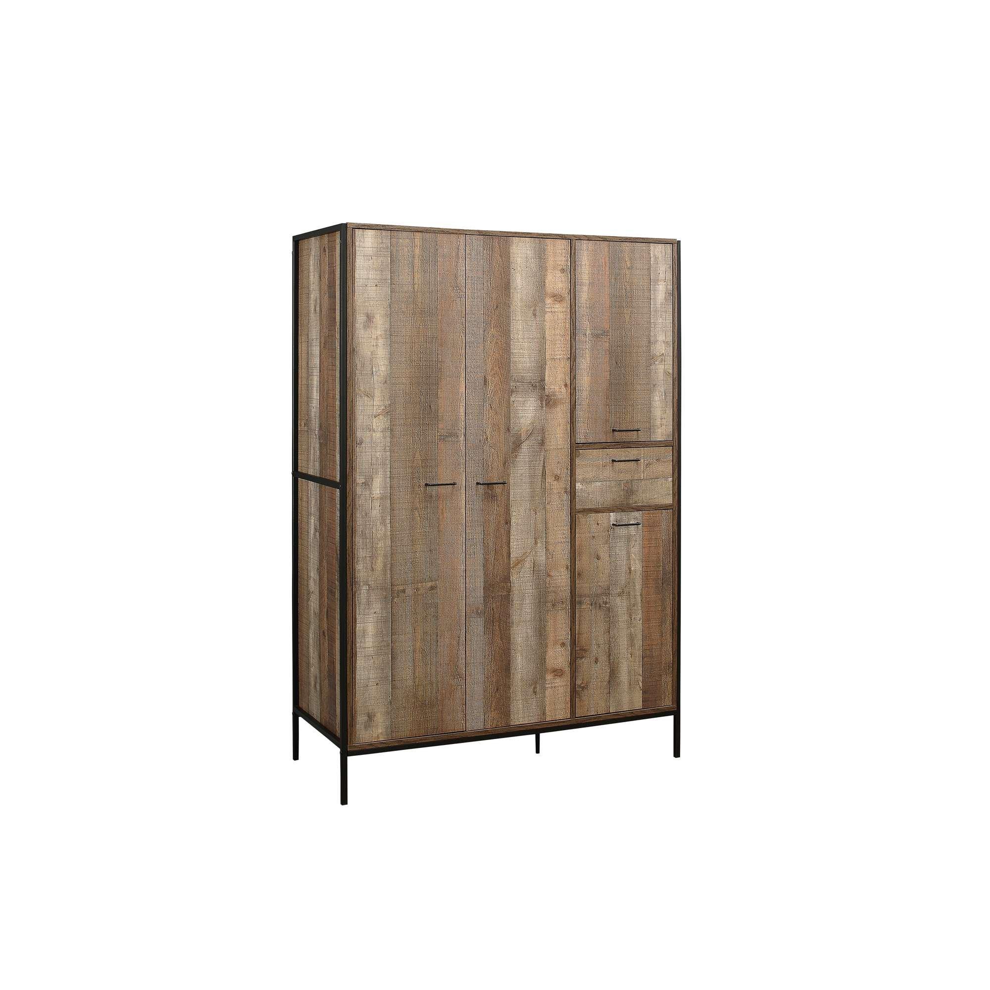 Rustic - Birlea - Urban 4 Door Wardrobe - 4