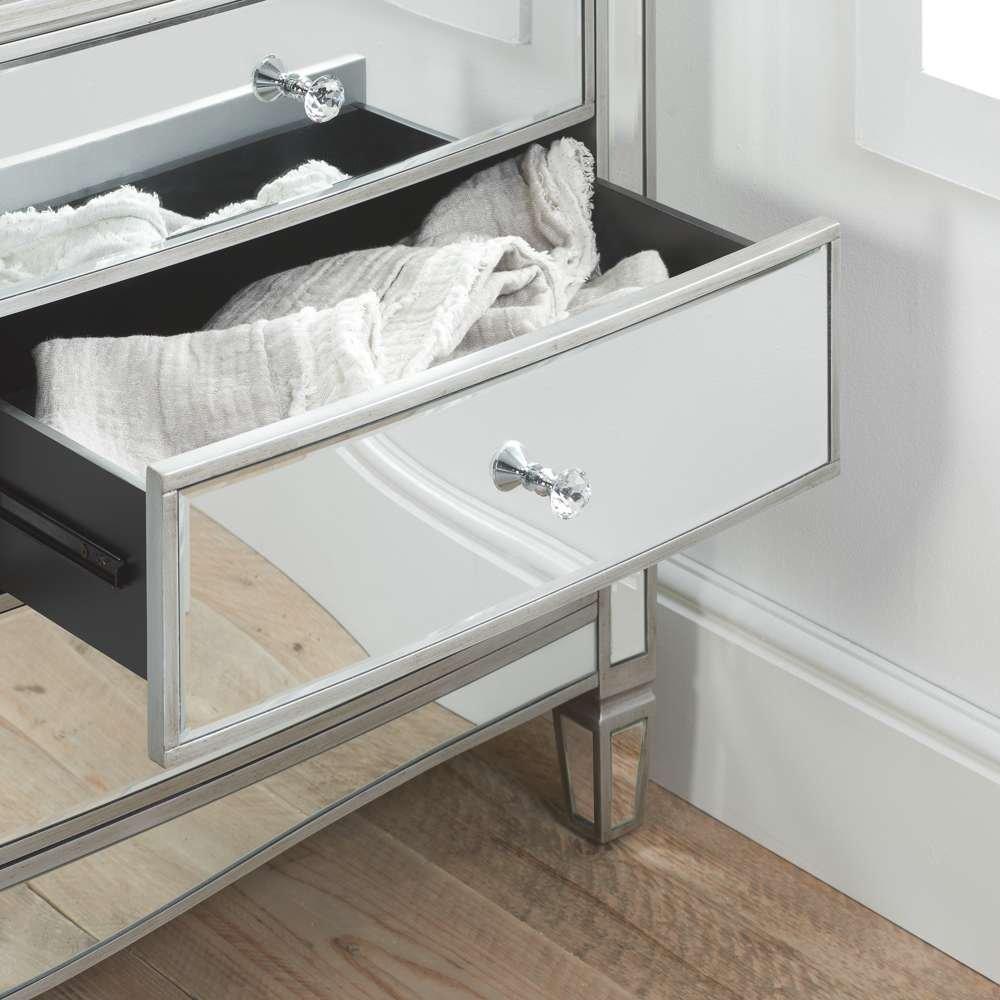 Mirrored - Birlea - Elysee 6 Drawer Wide Chest - 2