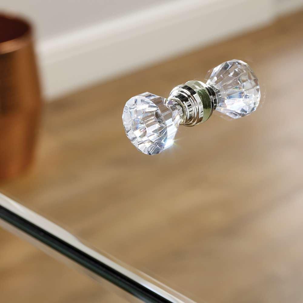 Mirrored - Birlea - Seville 3 Drawer Bedside - 5