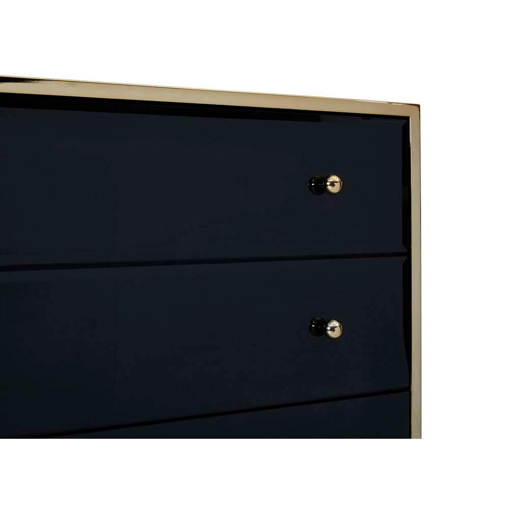 Black & Gold - Birlea - Fenwick 4 Drawer Chest - 4