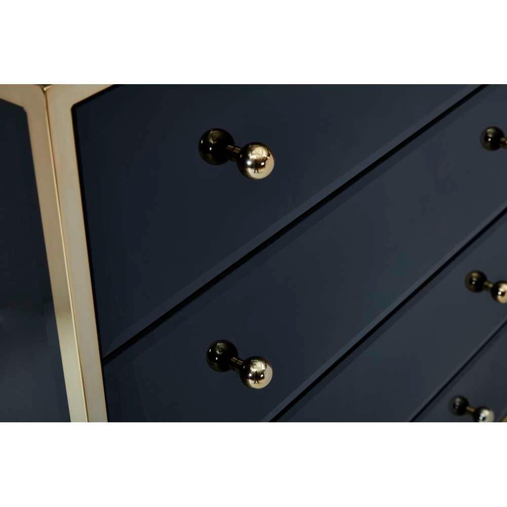 Black & Gold - Birlea - Fenwick 4 Drawer Chest - 5
