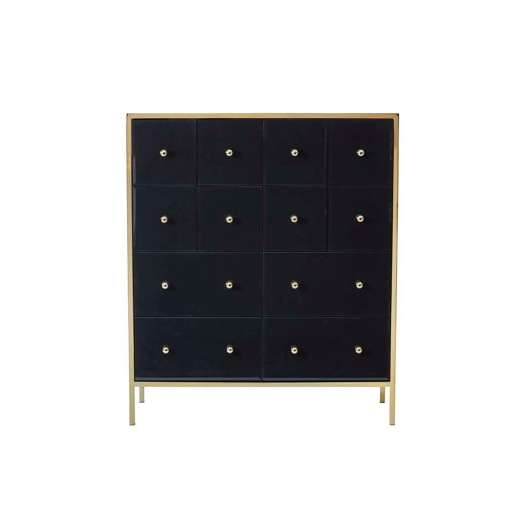 Black & Gold - Birlea - Fenwick Merchant Chest - 11