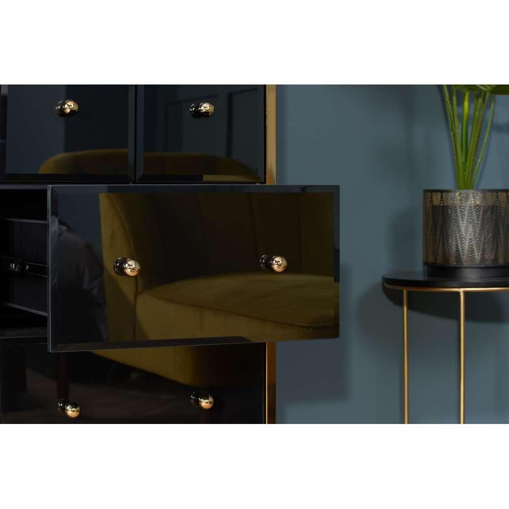 Black & Gold - Birlea - Fenwick Merchant Chest - 3