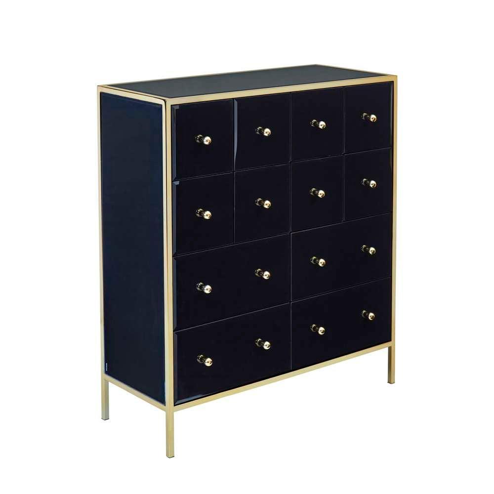 Black & Gold - Birlea - Fenwick Merchant Chest - 8